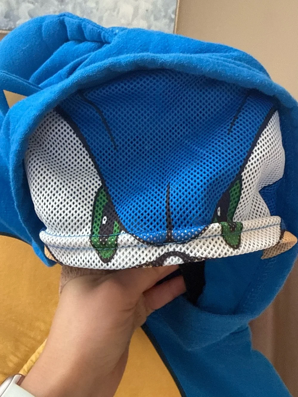 Sonic the Hedgehog Blue & Yellow Kids Superhero Hoodie